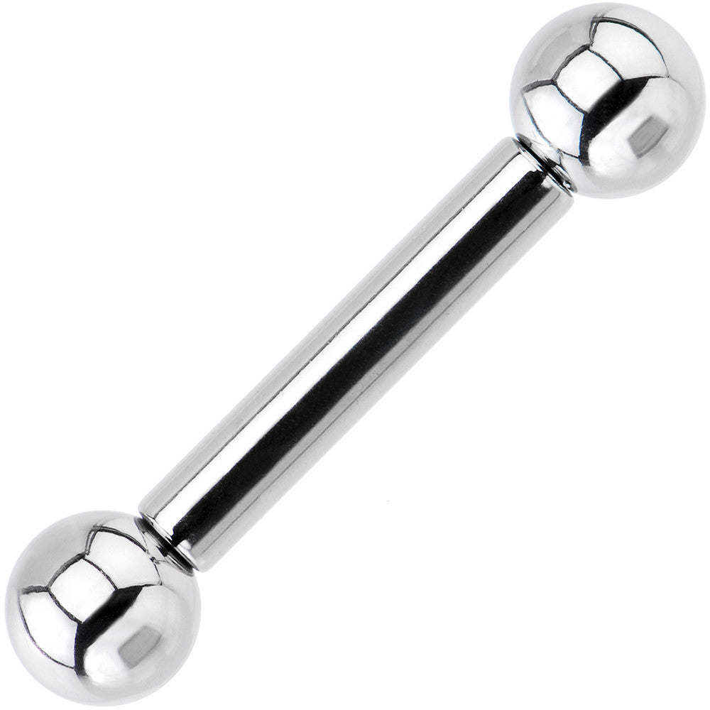 8 Gauge Straight Stainless Steel Barbell 5/8 6mm