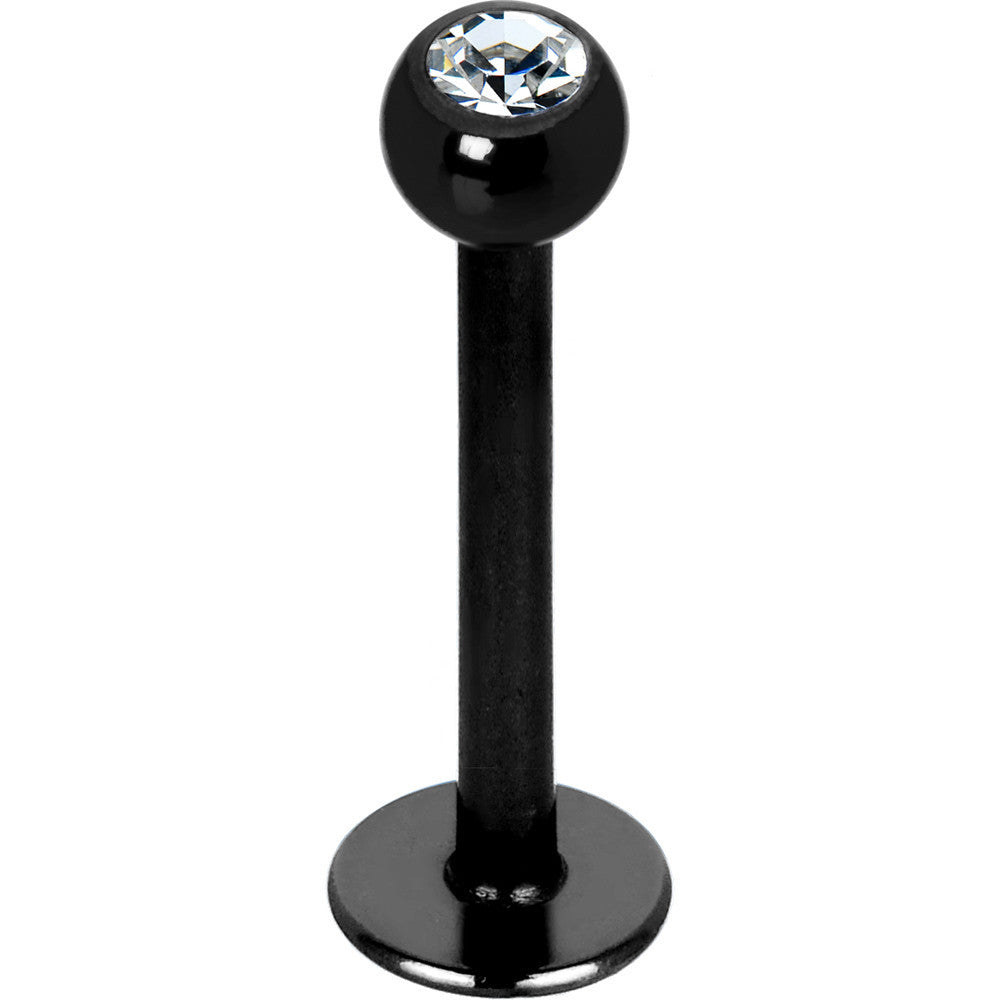 16G Black Gem Titanium Labret Monroe