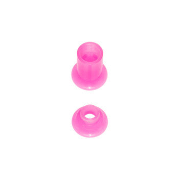 4G Pink 2-in1 Acrylic Screw Fit Interchangeable Plug Tunnel