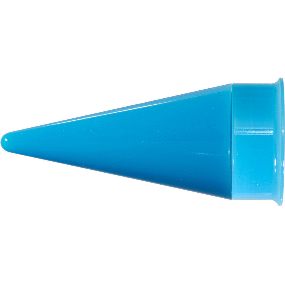 20mm Blue 2-in-1 Acrylic Screw Fit Interchangeable Plug Tunnel