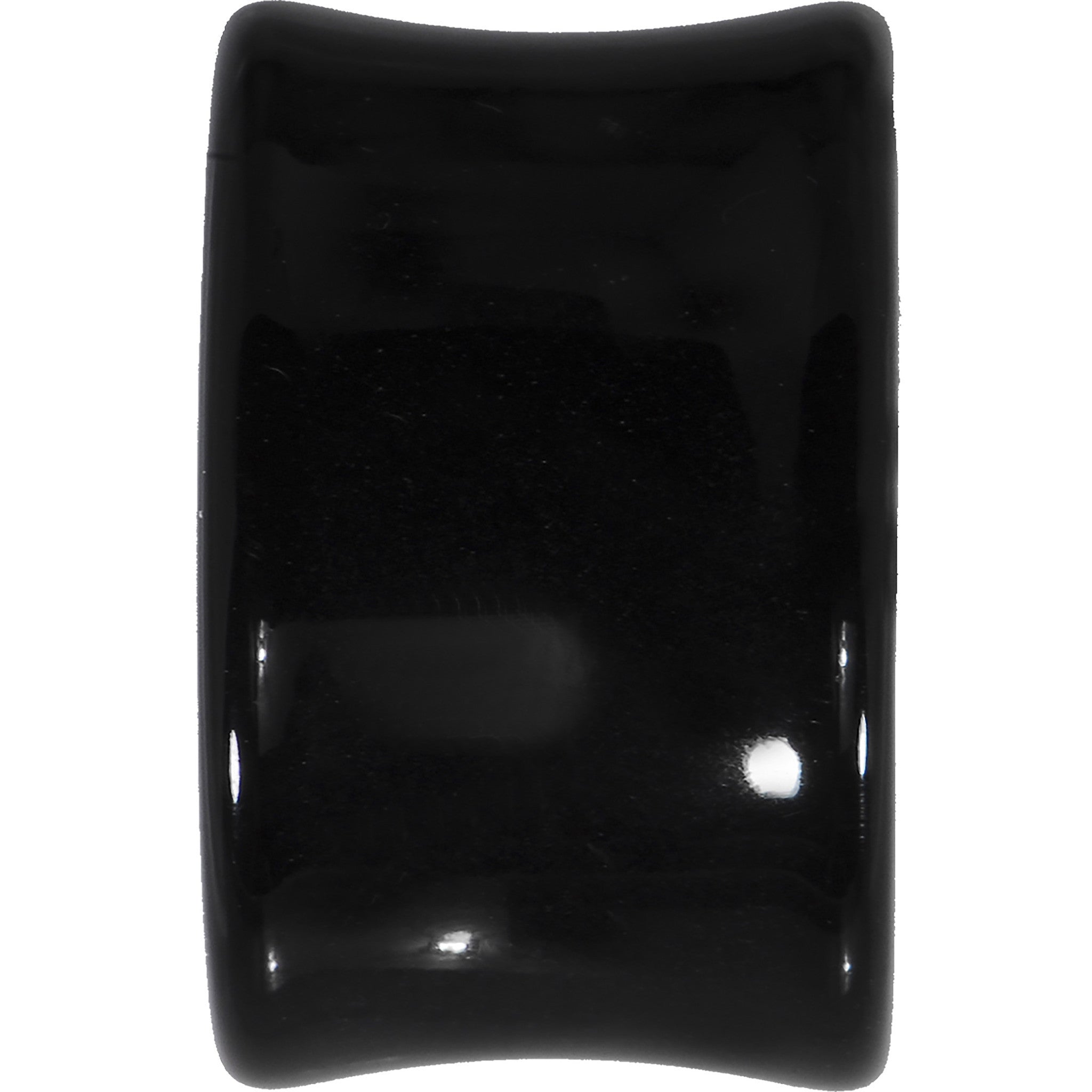 5/8 Black Acrylic Hollow Star Saddle Plug
