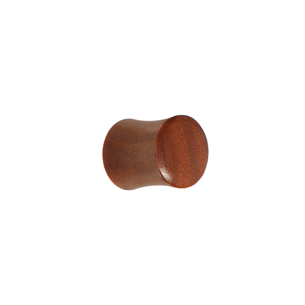 0G Organic Solid Sawo Wood Saddle Plug