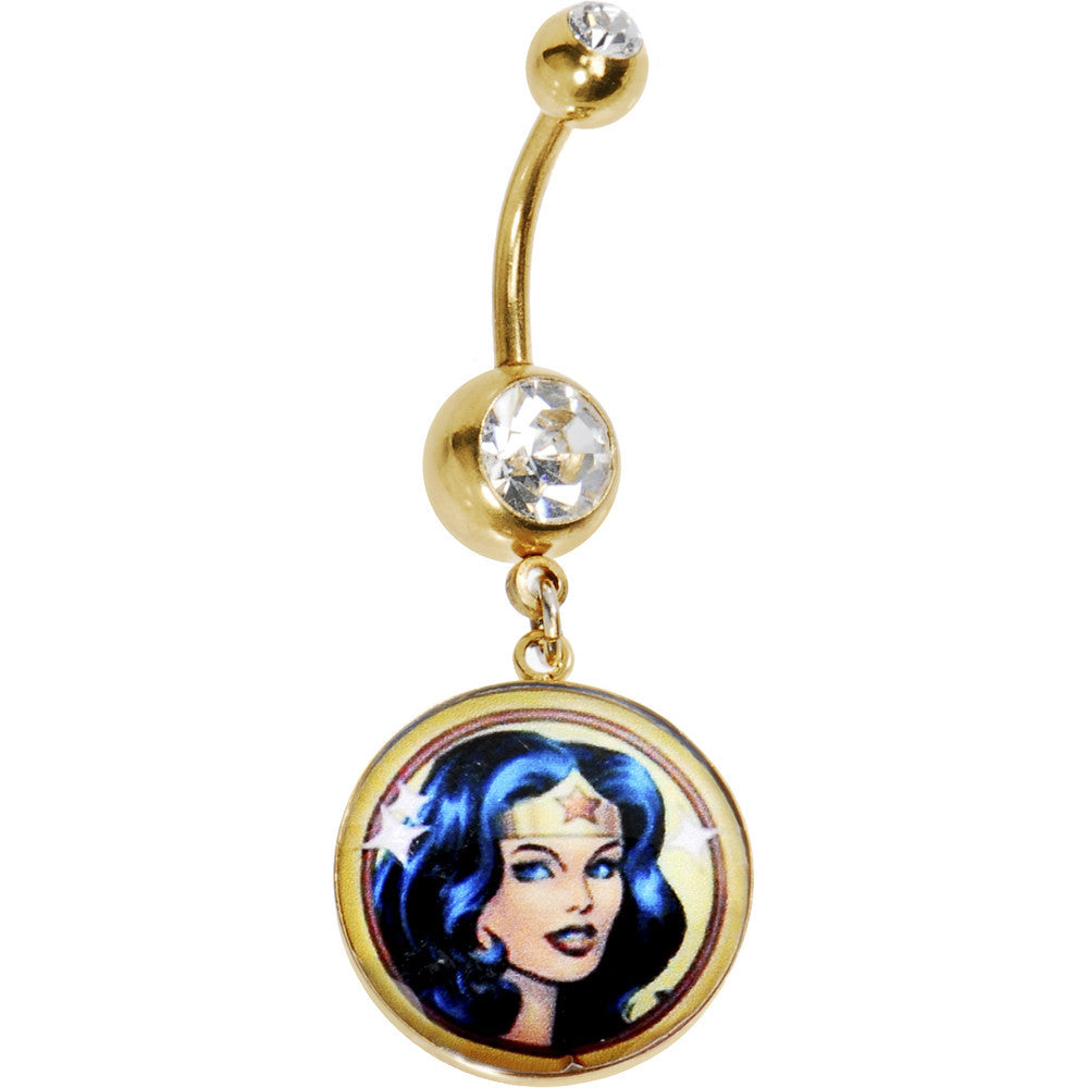 Licensed Wonder Woman Belly Ring