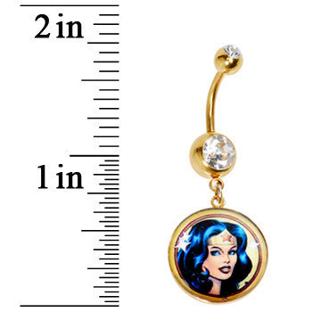 Licensed Wonder Woman Belly Ring
