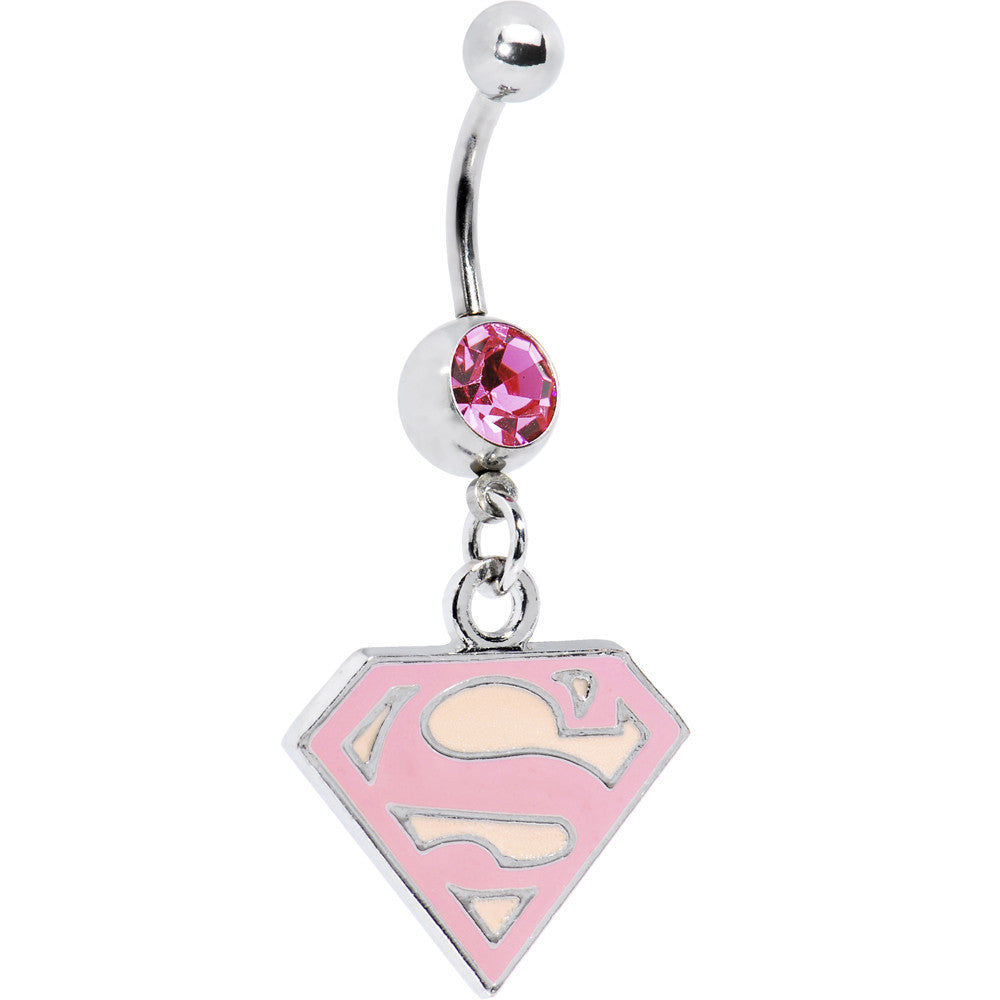 Licensed Supergirl Belly Ring
