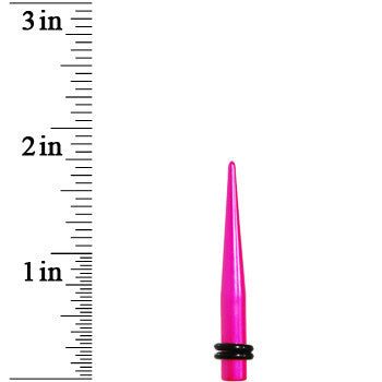 4G Pink Luster Acrylic Taper