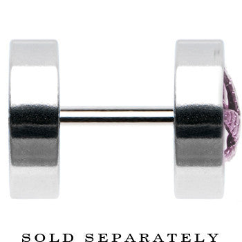 Anodized Titanium Pink Pot Leaf Cheater Plug