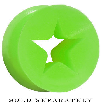 2 Gauge Green Star Silicone Flexible Tunnel