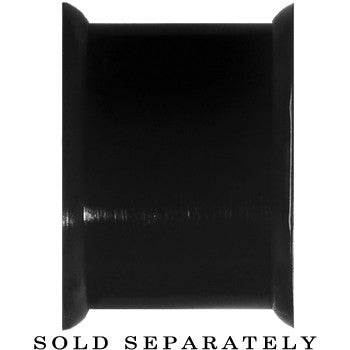 9/16 Black Star Silicone Flexible Tunnel