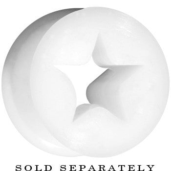 5/8 White Star Silicone Flexible Tunnel