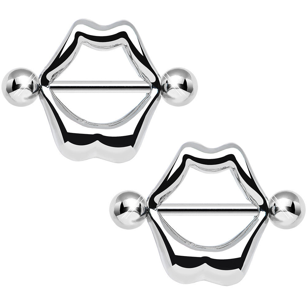 14G 5/8 Hot Lips Nipple Shield Set