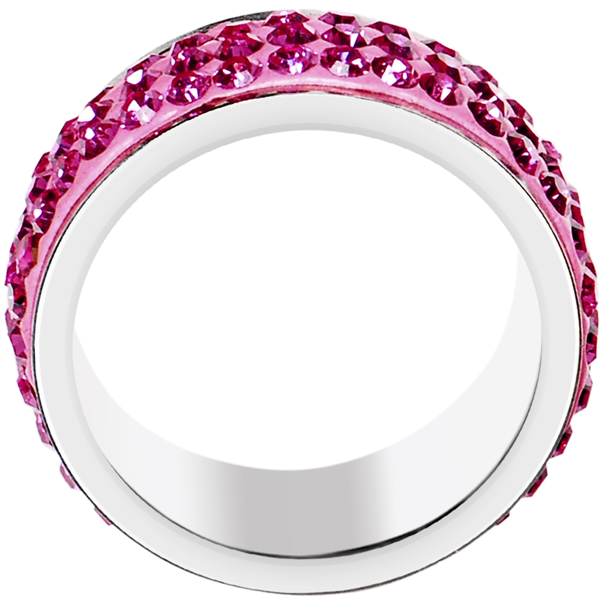 Size 6 - Pink Crystal Ferido Ring