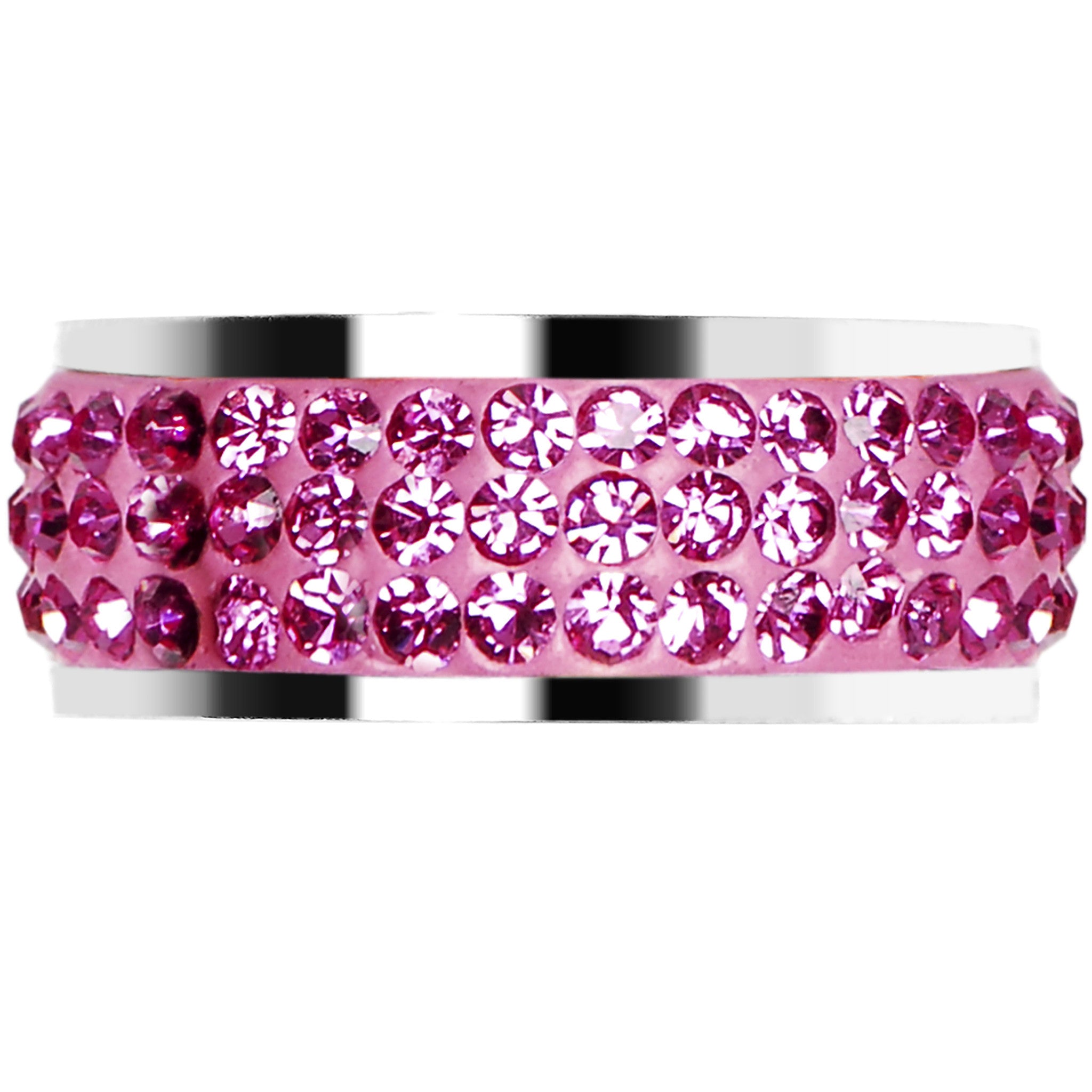 Size 6 - Pink Crystal Ferido Ring