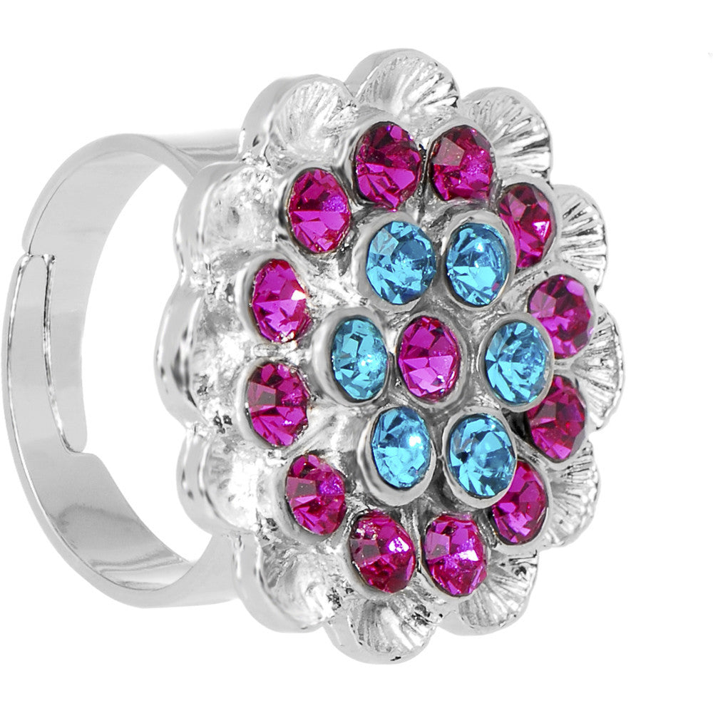 Picture of Lovey-Dovey Flower Adjustable Ring