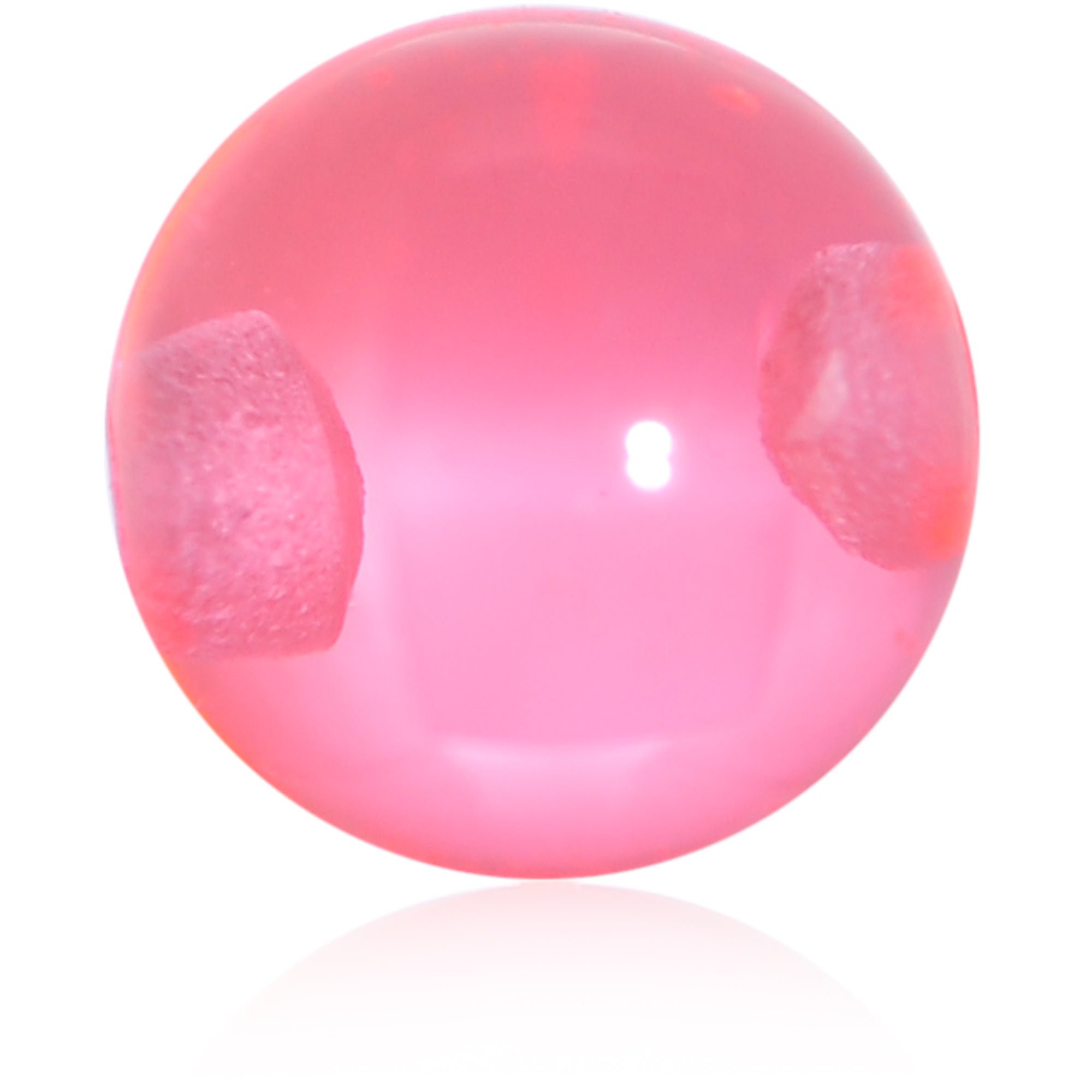 4mm Pink Acrylic Captive Bead Ring Replacement Ball