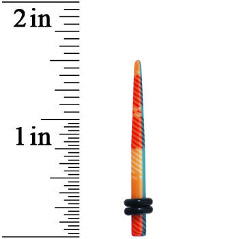 8G Acrylic Plaid Taper Ear Plug