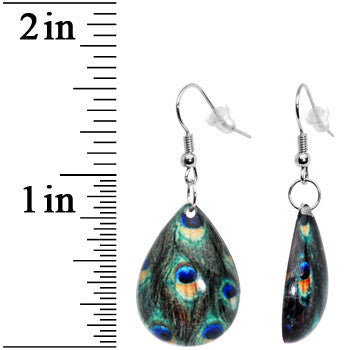 Enchanting Peacock Design Earrings