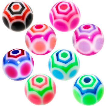 5mm Marracas Acrylic Ball Replacement Ball Bonus Back