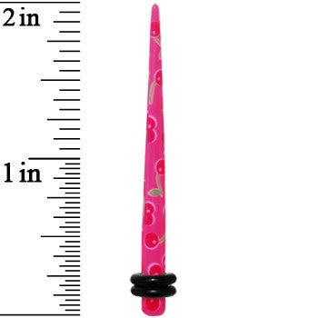 6G Pink Cherry Acrylic Taper