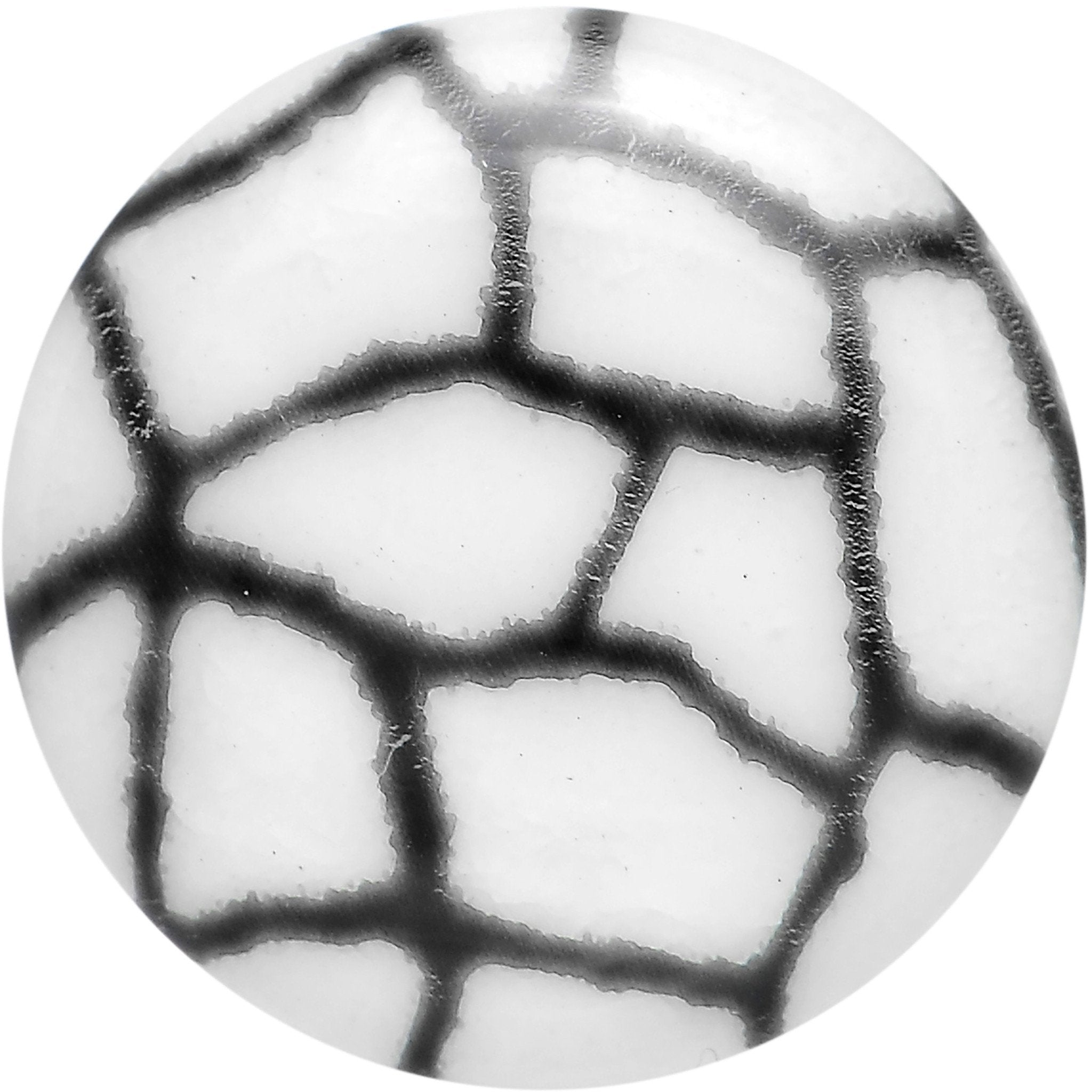 Snake Skin Glow in the Dark Saddle Plug 2G to 1 Inch