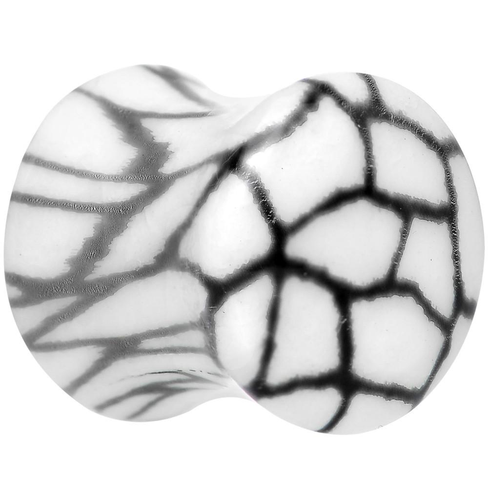 Snake Skin Glow in the Dark Saddle Plug 2G to 1 Inch