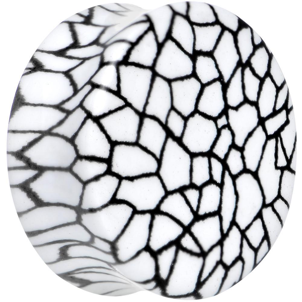 Snake Skin Glow in the Dark Saddle Plug 2G to 1 Inch