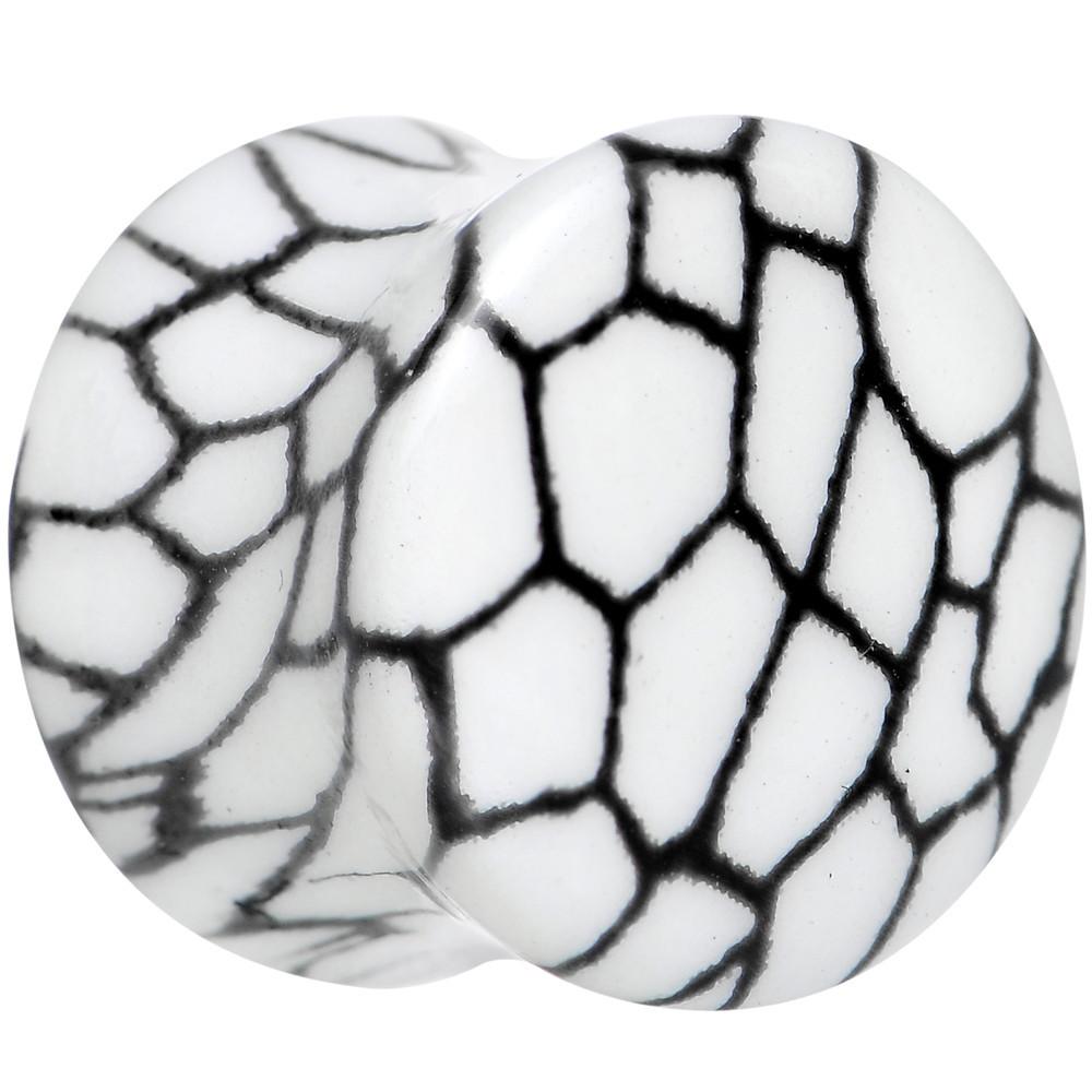 Snake Skin Glow in the Dark Saddle Plug 2G to 1 Inch