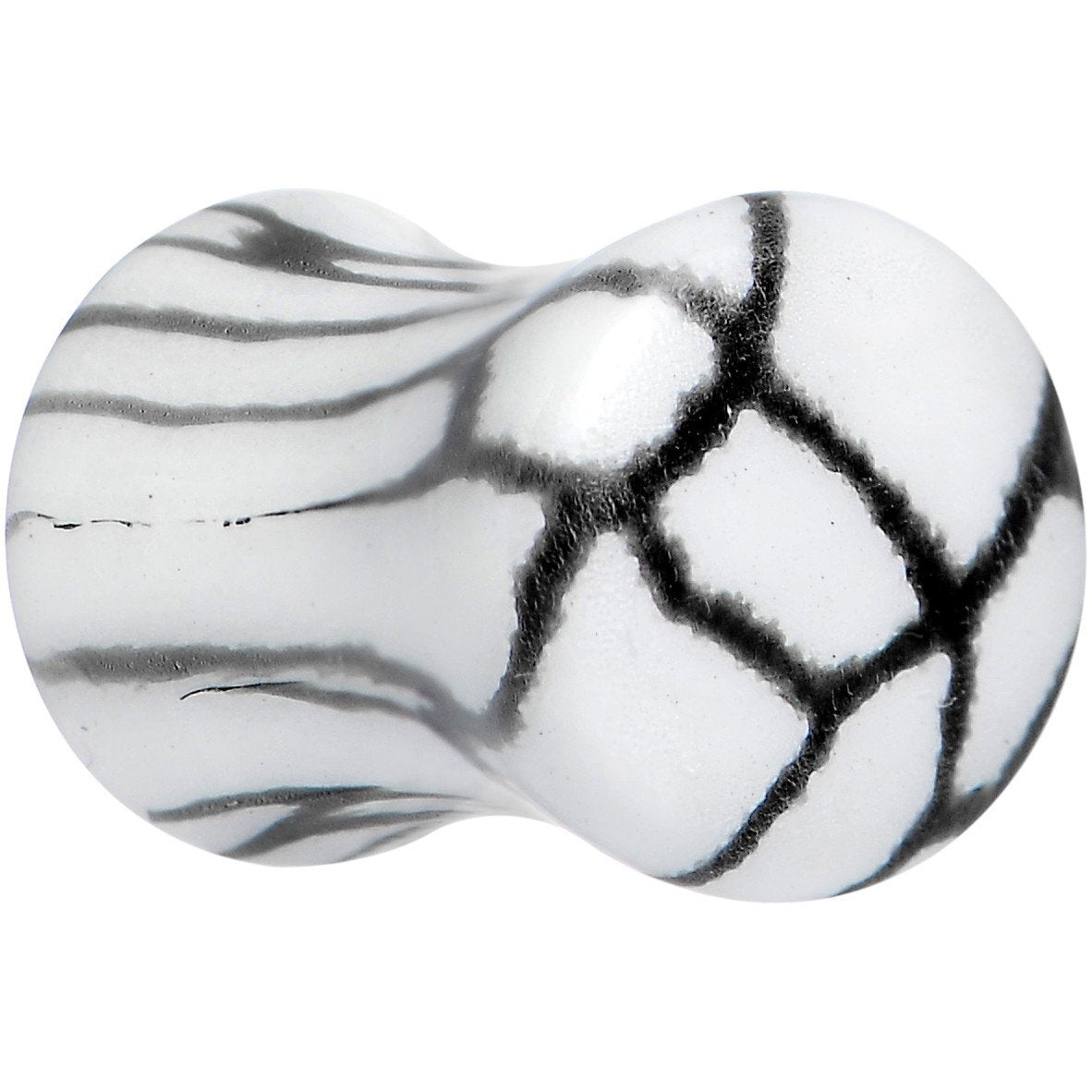 Snake Skin Glow in the Dark Saddle Plug 2G to 1 Inch