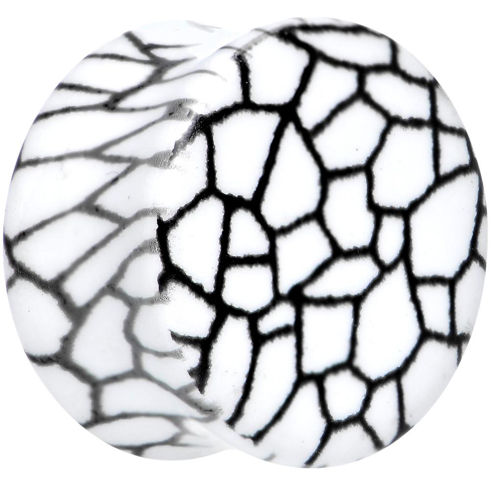 Snake Skin Glow in the Dark Saddle Plug 2G to 1 Inch