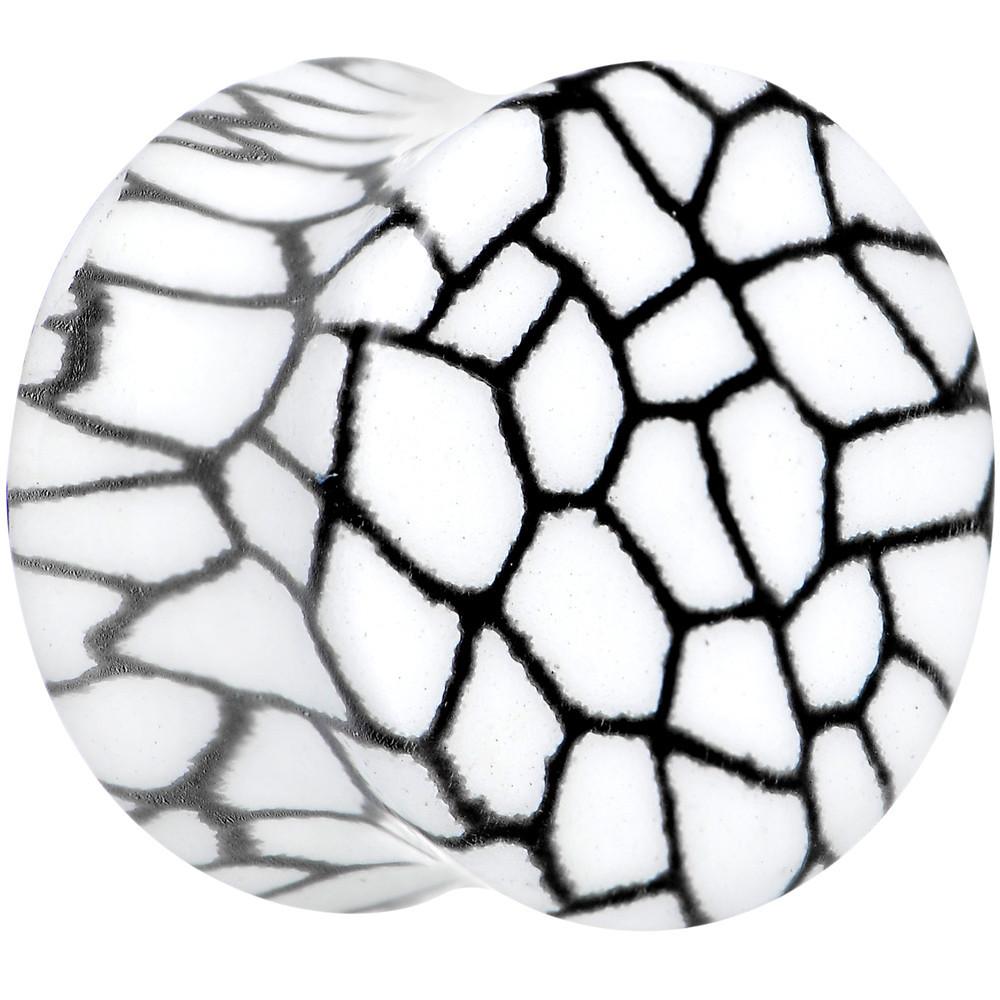 Snake Skin Glow in the Dark Saddle Plug 2G to 1 Inch