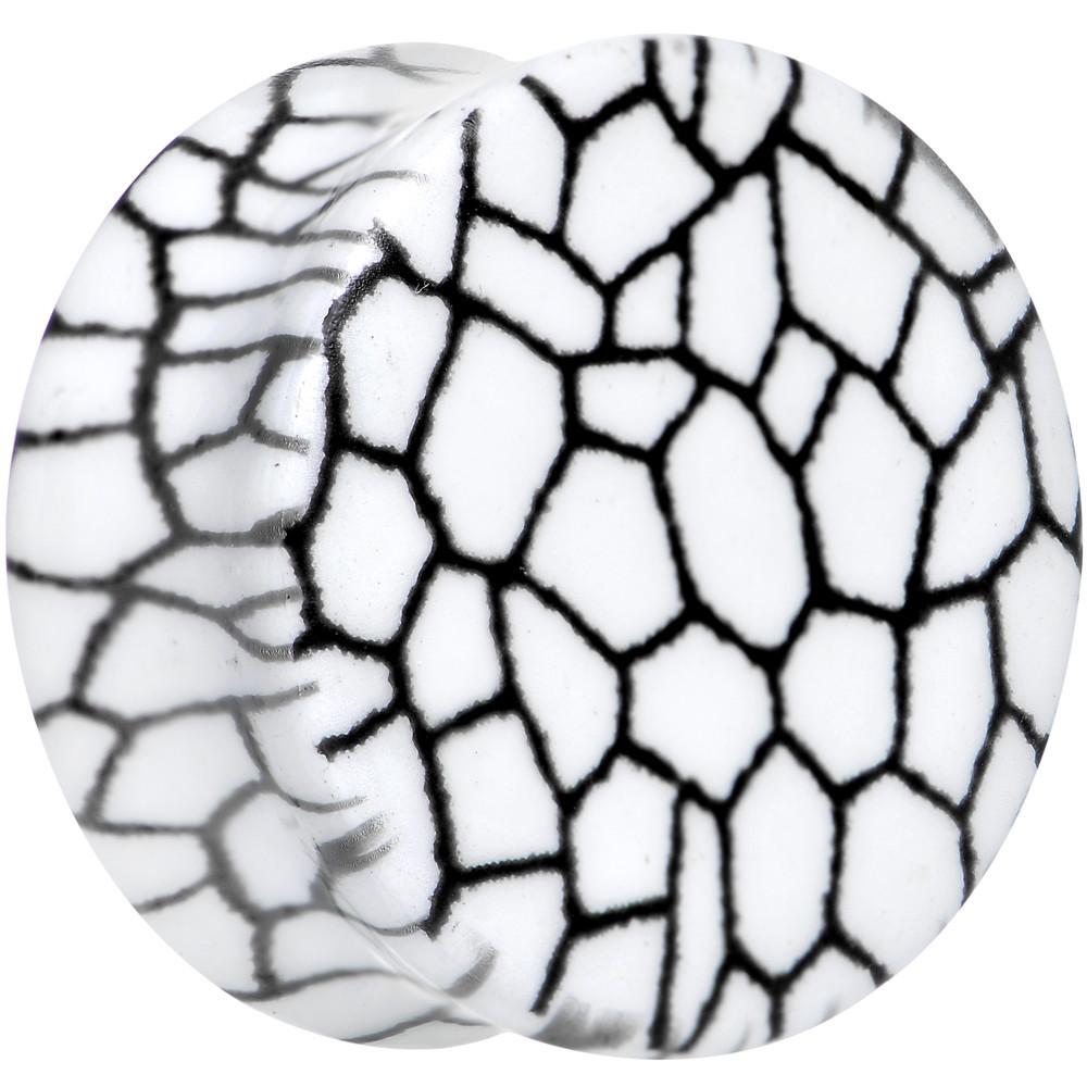 Snake Skin Glow in the Dark Saddle Plug 2G to 1 Inch