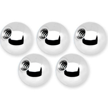 16G 5mm Stainless Steel Replacement Ball Bonus Pack Set