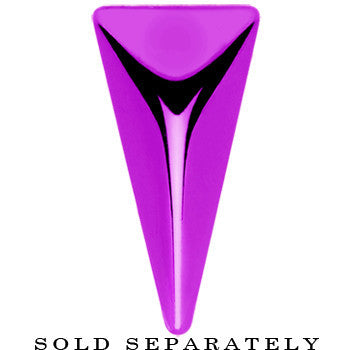 Purple Titanium Triangle Cheater Plug
