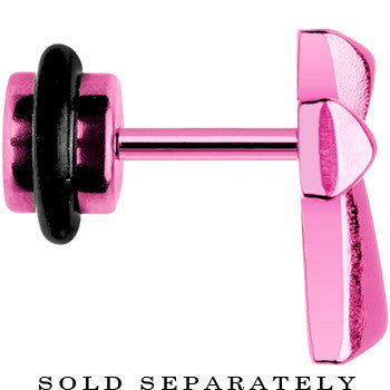 Pink Titanium Cross Cheater Plug