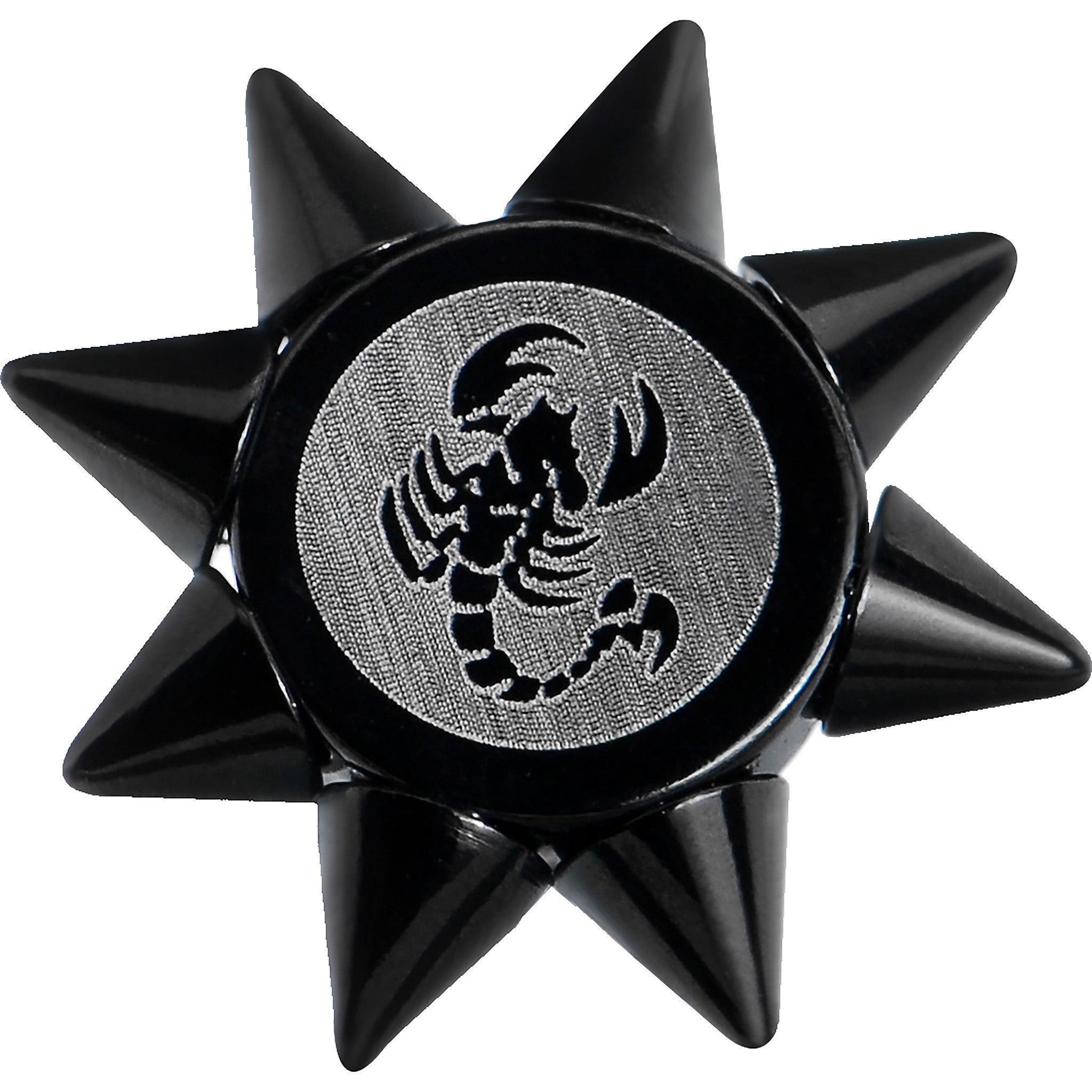 0G Scorpion Spiked Logo Fake Taper Ear Plug