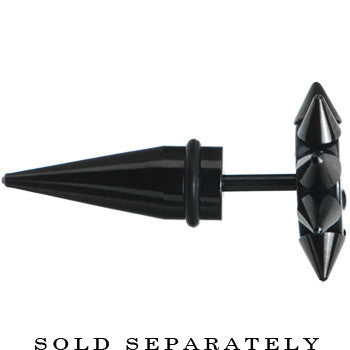 0G Scorpion Spiked Logo Fake Taper Ear Plug