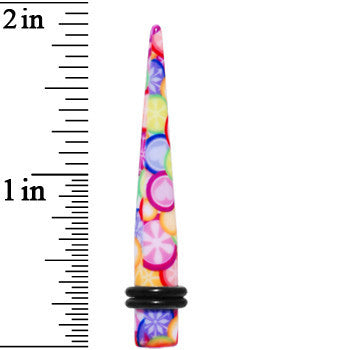 2G Groovy Retro Flower Acrylic Taper