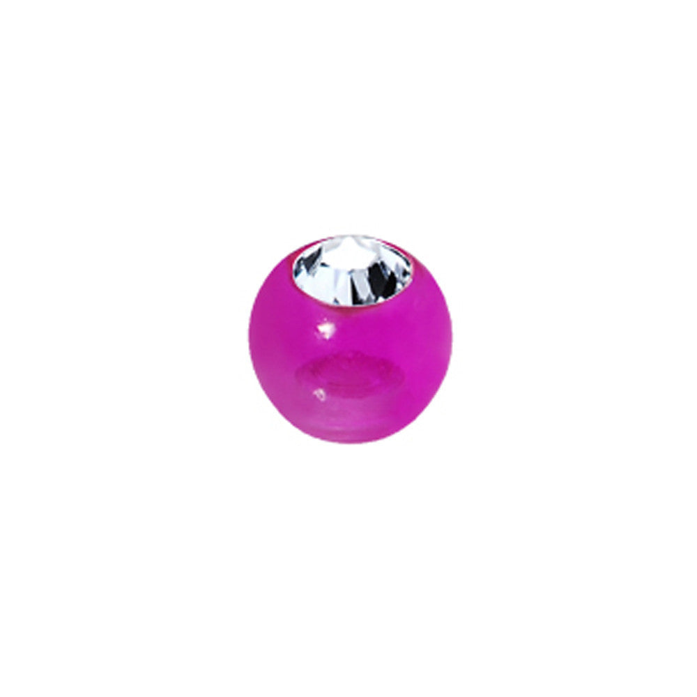 3mm Purple Gem Acrylic Replacement Ball