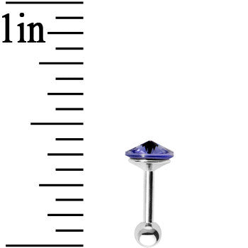 Tanzanite 5mm Gem Cartilage Tragus Earring