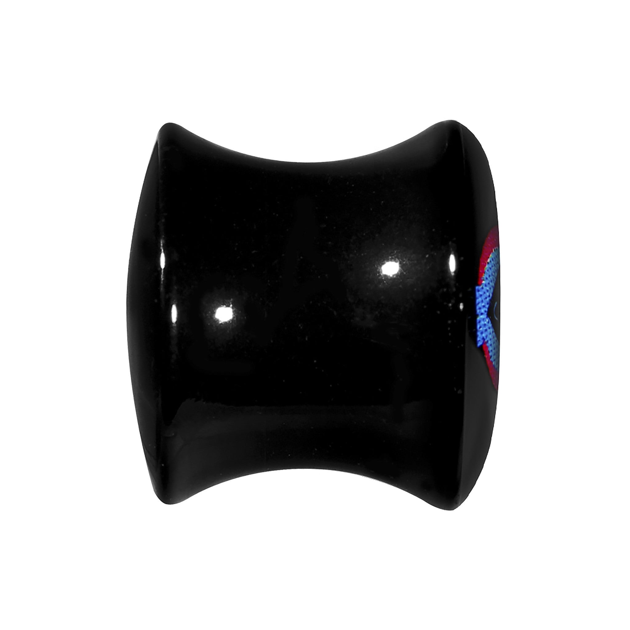 9/16 Acrylic Heart Owl Saddle Plug