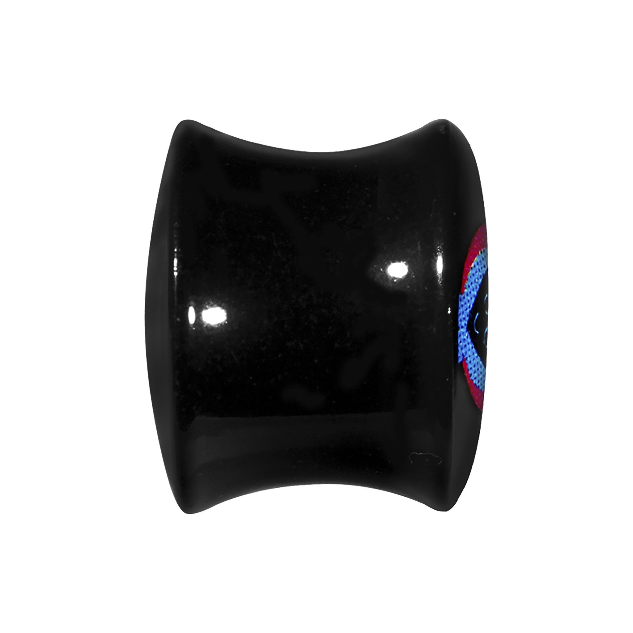 5/8 Acrylic Heart Owl Saddle Plug