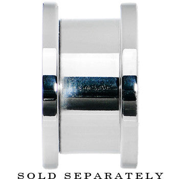 5/8 Stainless Steel Purple LED Light Up Screw Fit Plug