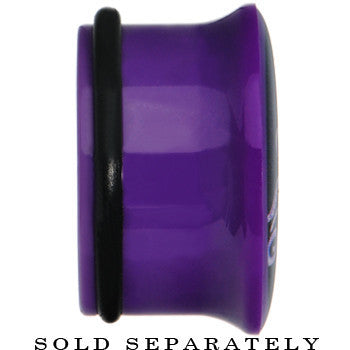 18mm Purple Acrylic Octopus Plug