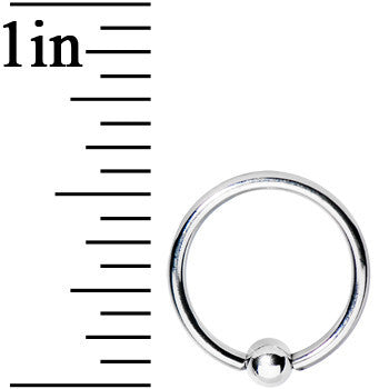 16 Gauge 3/8 3mm Stainless Steel BCR captive Ring