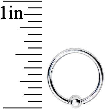 16G 3/8 3mm Stainless Steel BCR captive Ring