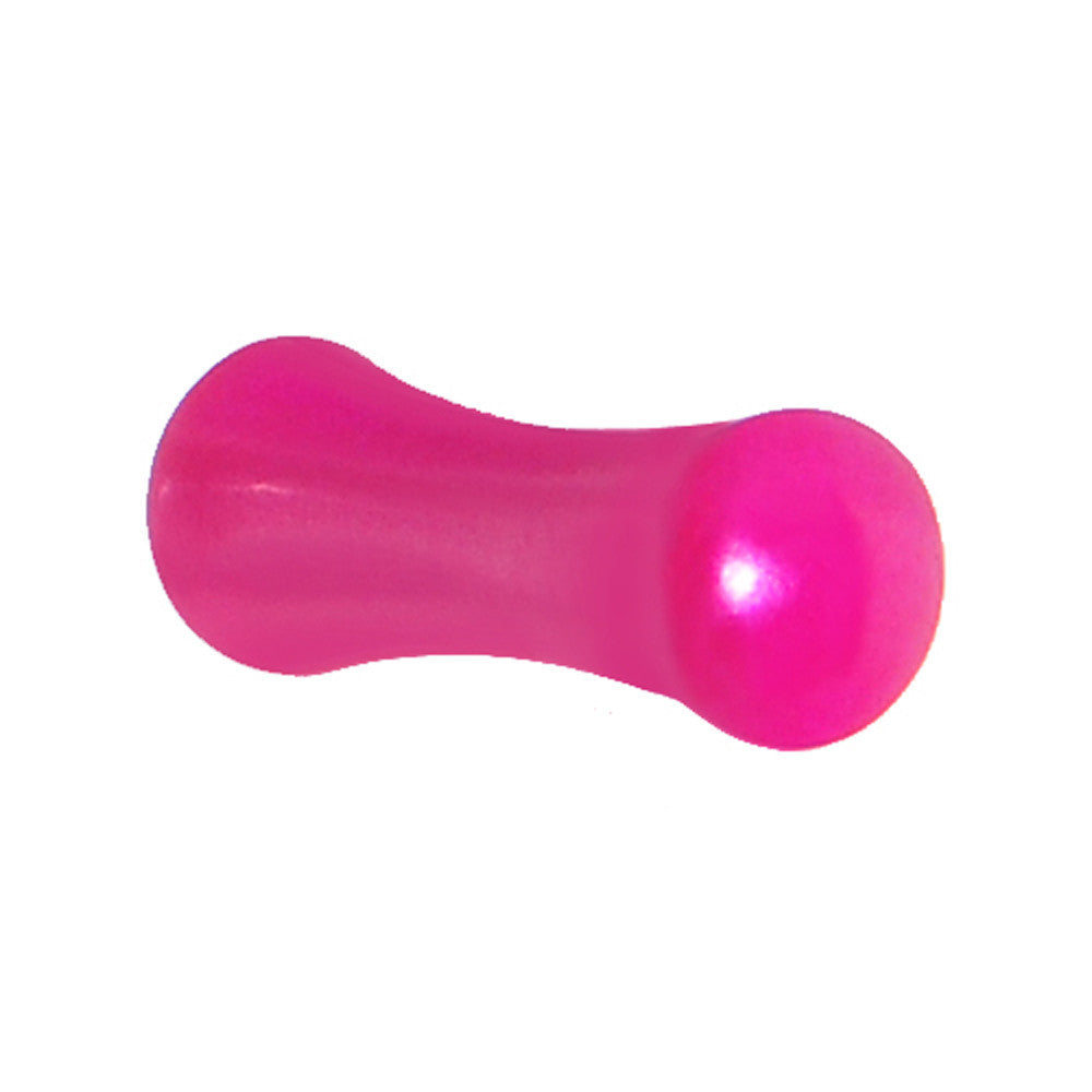 8G Hyacinth Pink Metallic Pearl Acrylic Saddle Plug