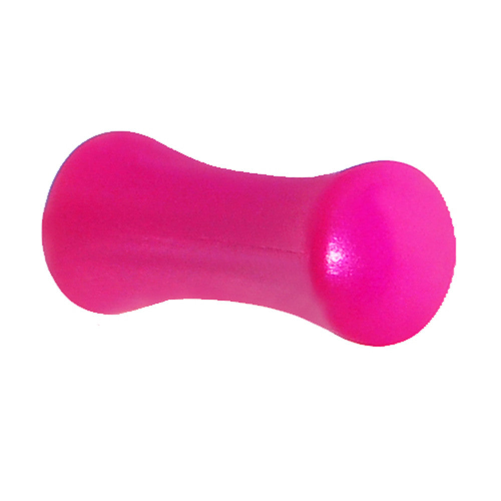 6G Hyacinth Pink Metallic Pearl Acrylic Saddle Plug