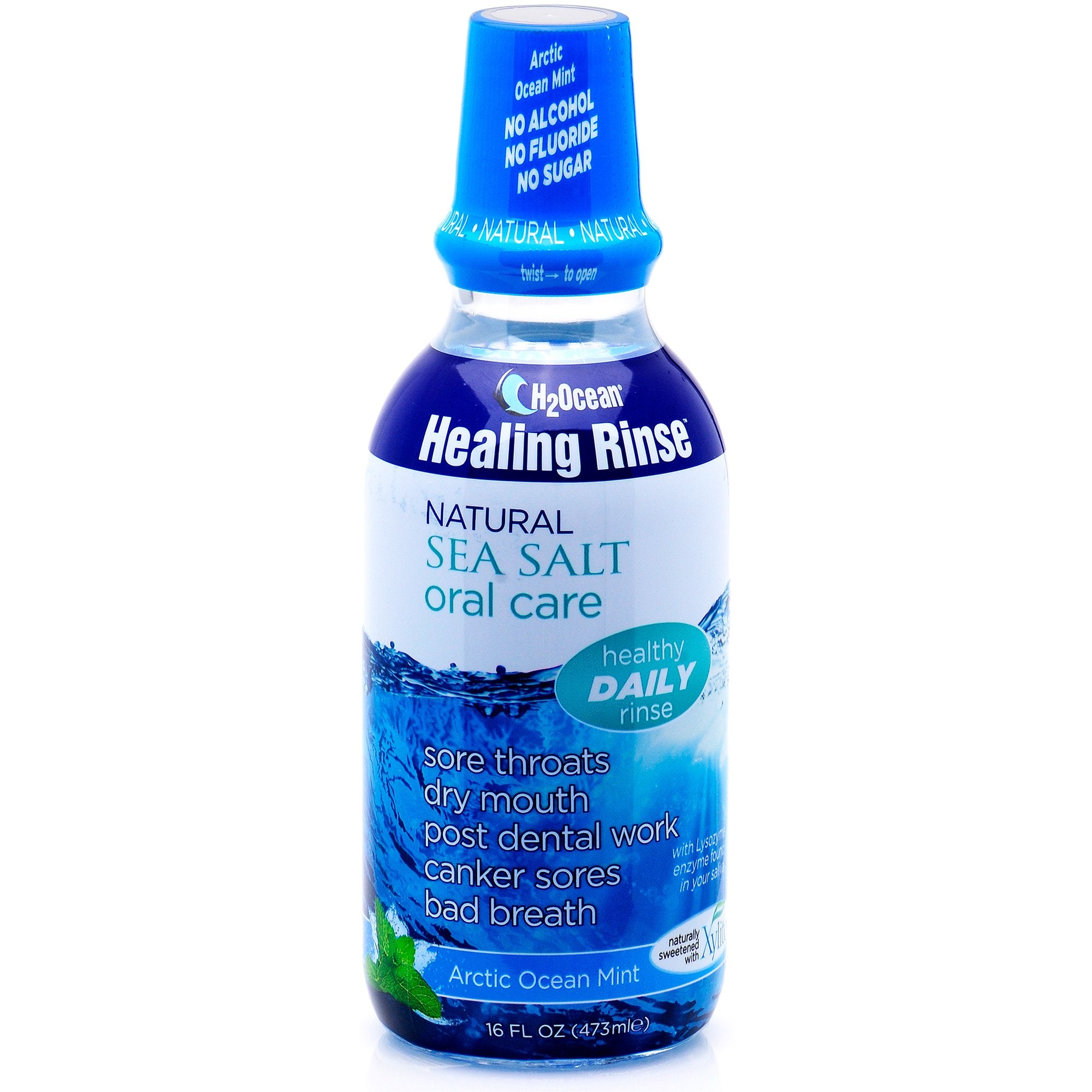 H2Ocean Arctic Ocean Mouth Rinse Piercing Aftercare 16oz