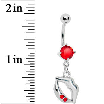 Seductive Lips Belly Ring