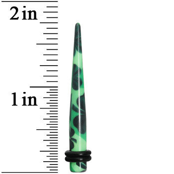 4G Green Acrylic Four Leaf Clover Field Taper